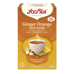 Ajurwedyjska herbata z imbirem, skórką pomarańczową, wanilią GINGER ORANGE WITH VANILLA