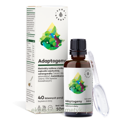 Aura Herbals Adaptogeny, 100% naturalne ekstrakty roślinne w płynie 50 ml