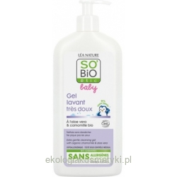 Organiczny płyn do mycia ciała i włosów dla niemowląt i dzieci 500 ml