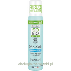 Organiczny dezodorant 24H spray Aloe Vera